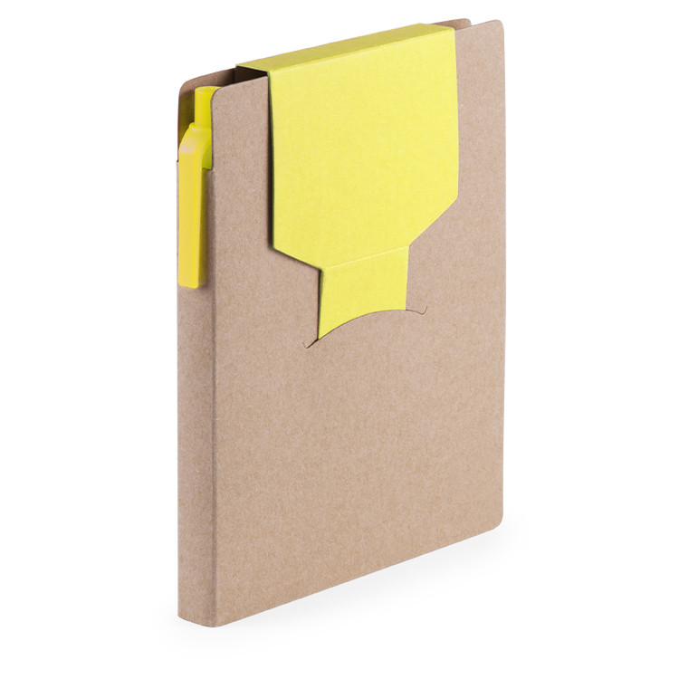 Еко сет со самолепливи ливчиња + пенкало