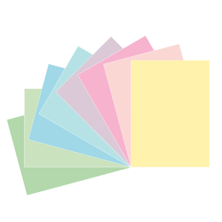 Хартија во боја, светли нијанси, 1/100