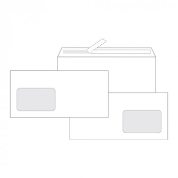 Коверт со лев прозор, 110х230мм