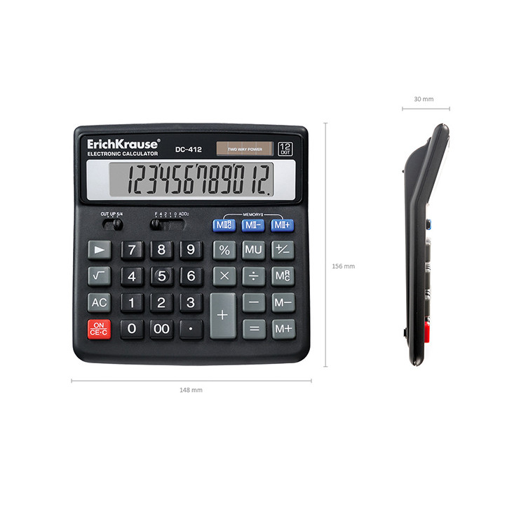 Калкулатор ДЦ 412 , 12 бројки Erich Krause